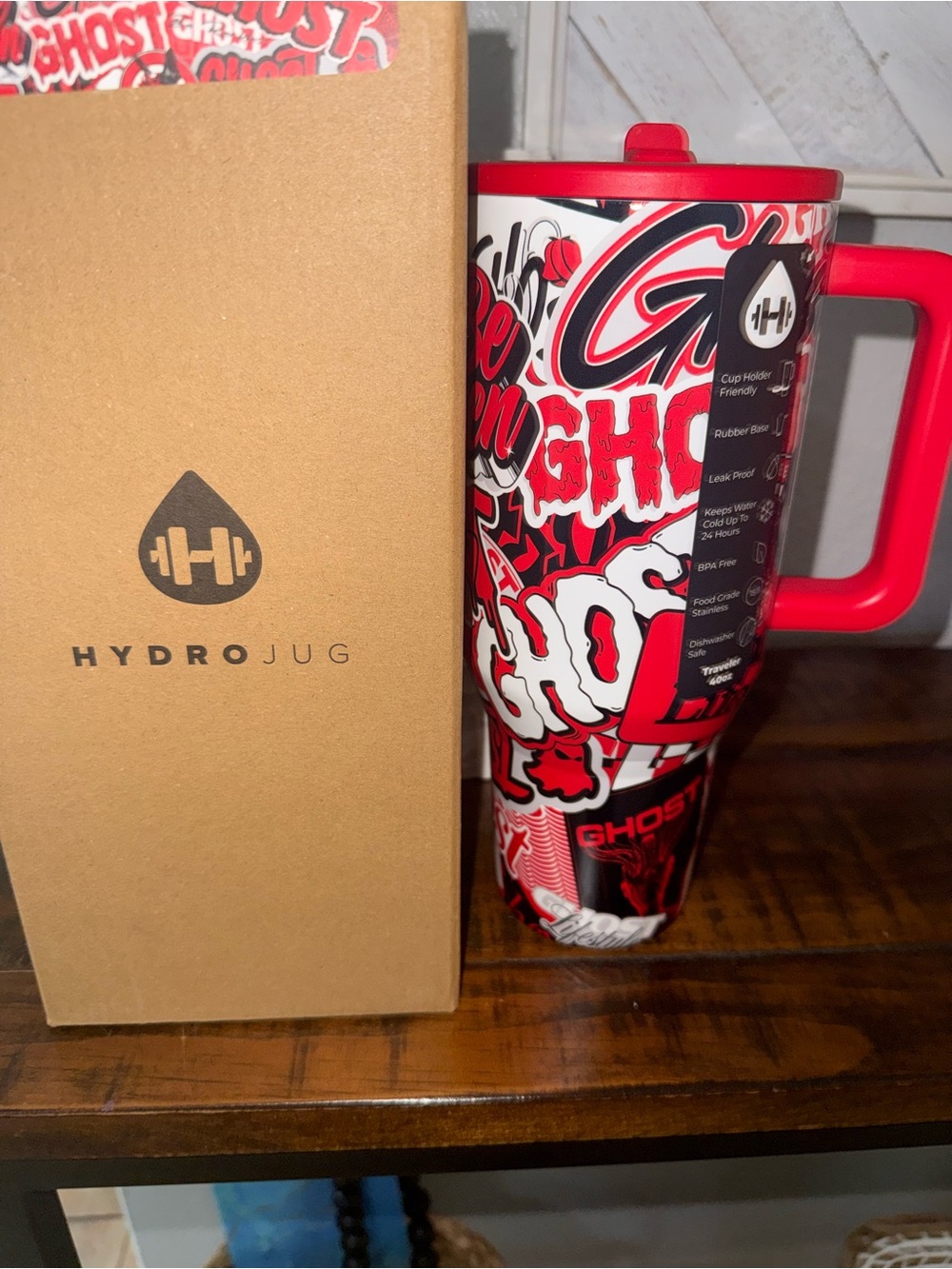 HydroJug ❌Ghost infrared 40 oz traveler